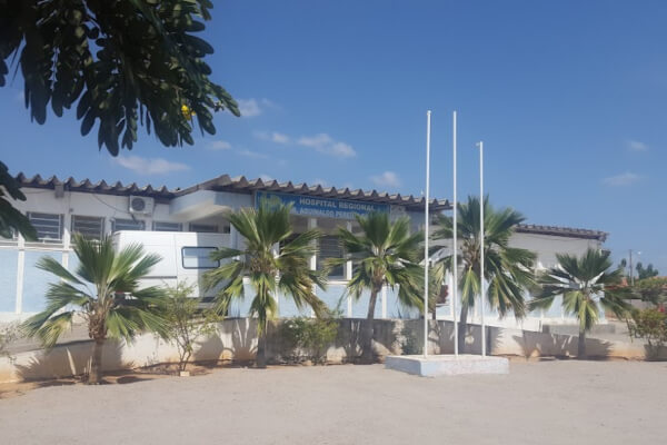 Foto da fachada do Hospital Regional Dr Aguinaldo Pereira da Silva