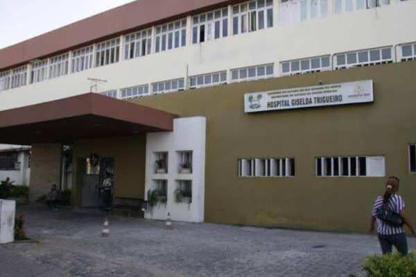 Foto da fachada do Hospital Giselda Trigueiro