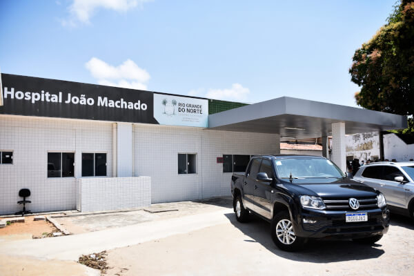 Foto da fachada do Hospital Geral Dr. João Machado