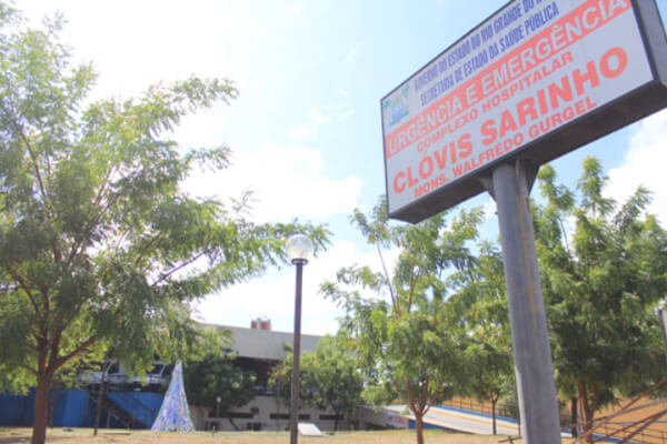 Foto da fachada do Hospital Monsenhor Walfredo Gurgel